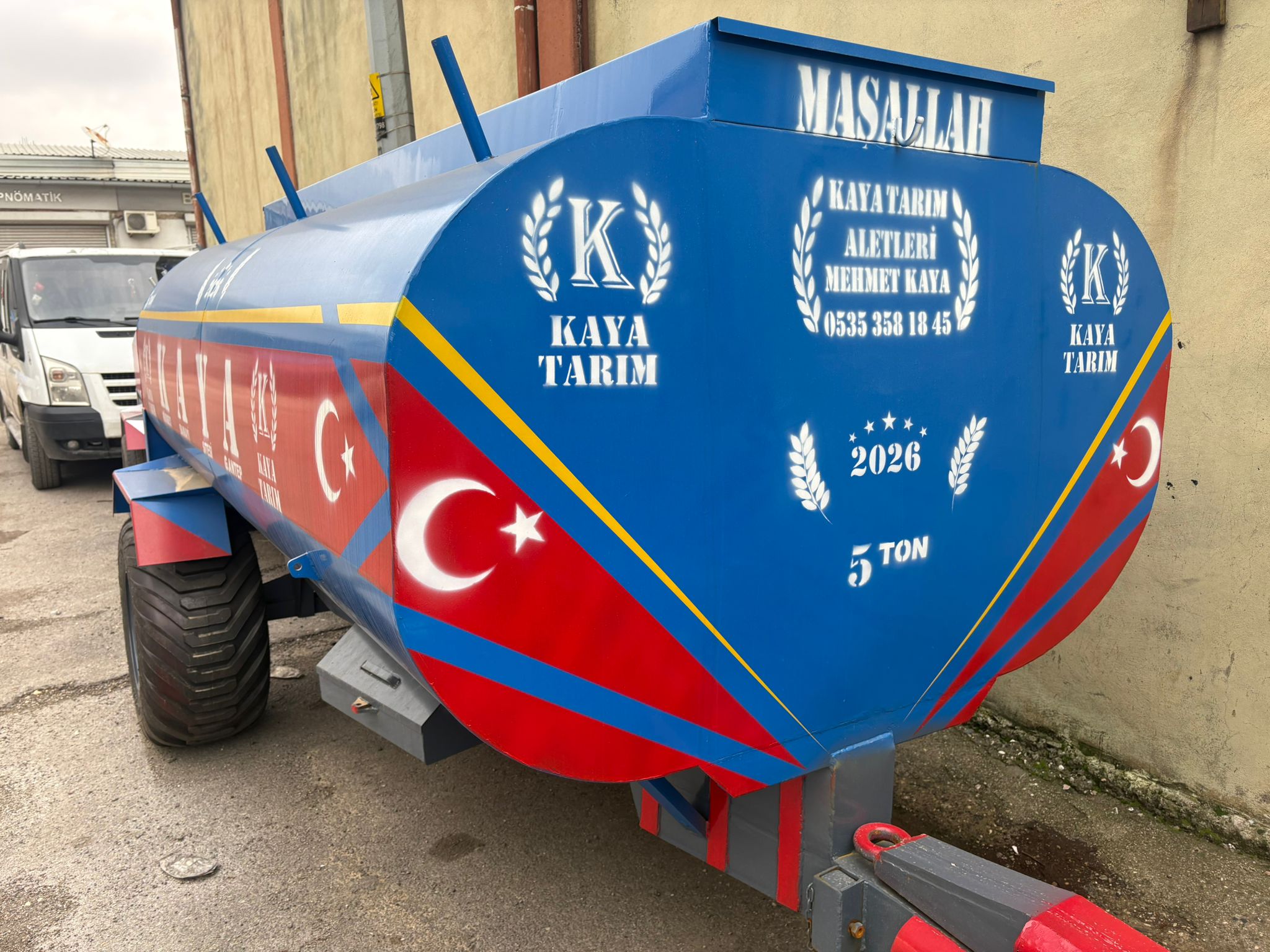 Galvanizli tanker